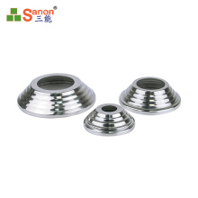 foshan factory Stainless steel railing accessories 304 flange decorative cover for base plate